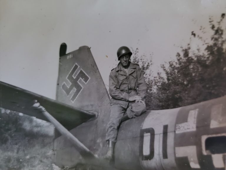 Paw Paw on a Nazi Plane